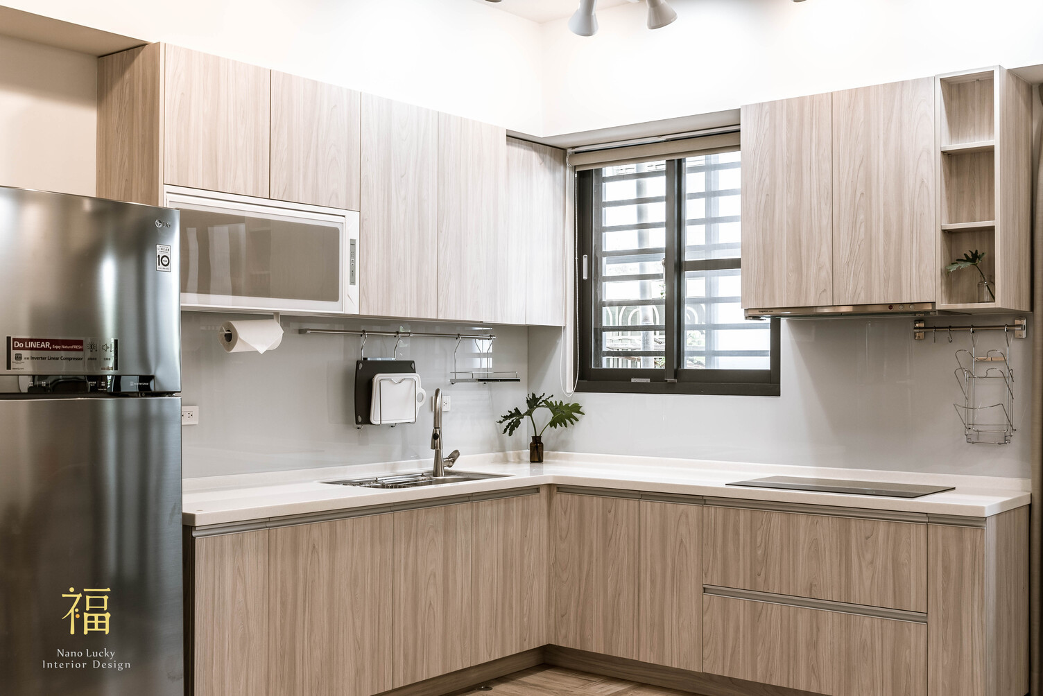 Nanolucky小福砌空間設計-小蘋果之家-住宅設計-現代北歐風-舊屋翻新-廚房系統廚櫃