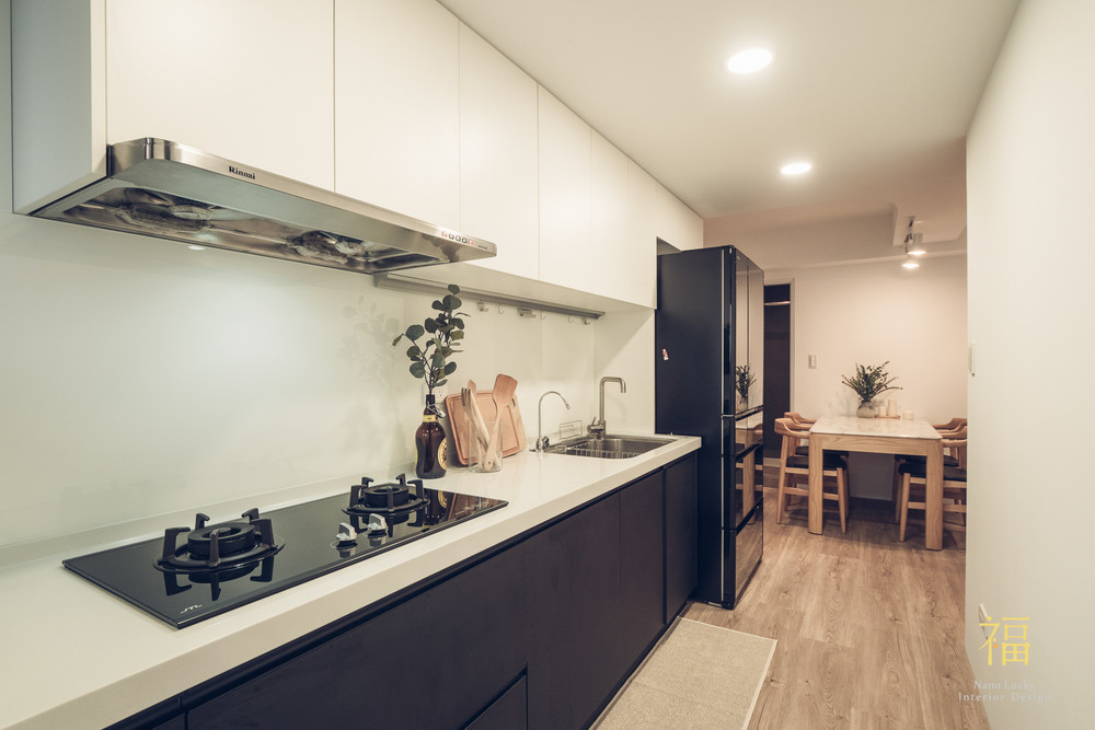 Nanolucky小福砌空間設計-藝術第一家-公寓住宅設計-簡約北歐風-系統廚櫃