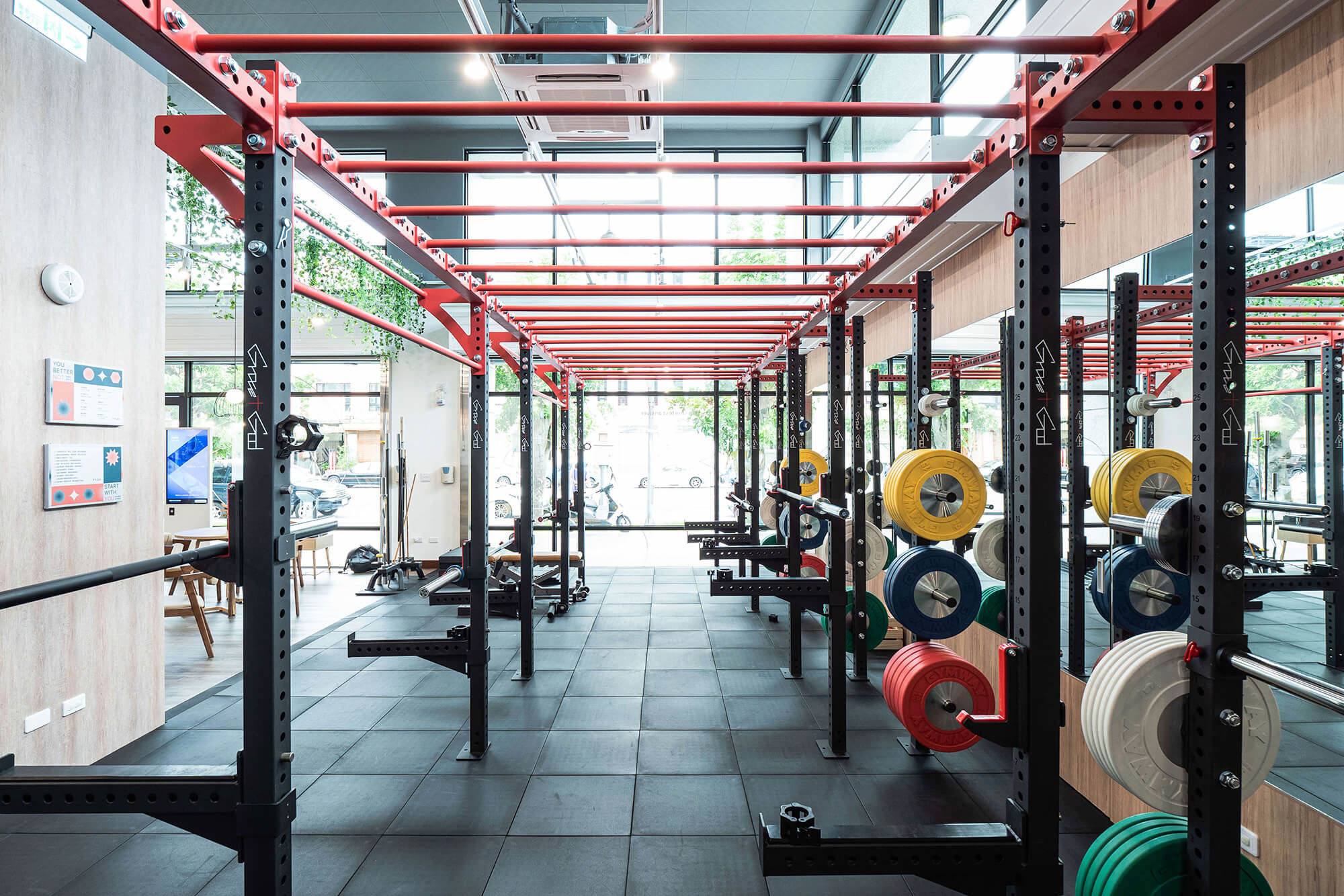 嘉義健身房室內空間設計－功能訓練區｜塔索肌力與體能訓練中心
