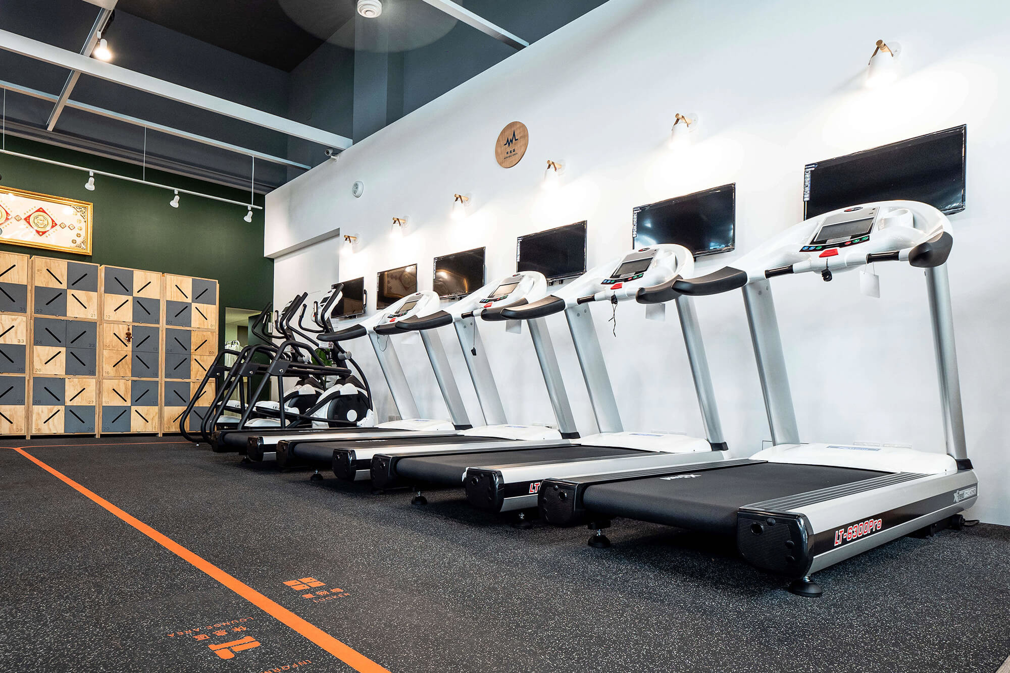 嘉義健身房室內空間設計－有氧運動區｜塔索肌力與體能訓練中心