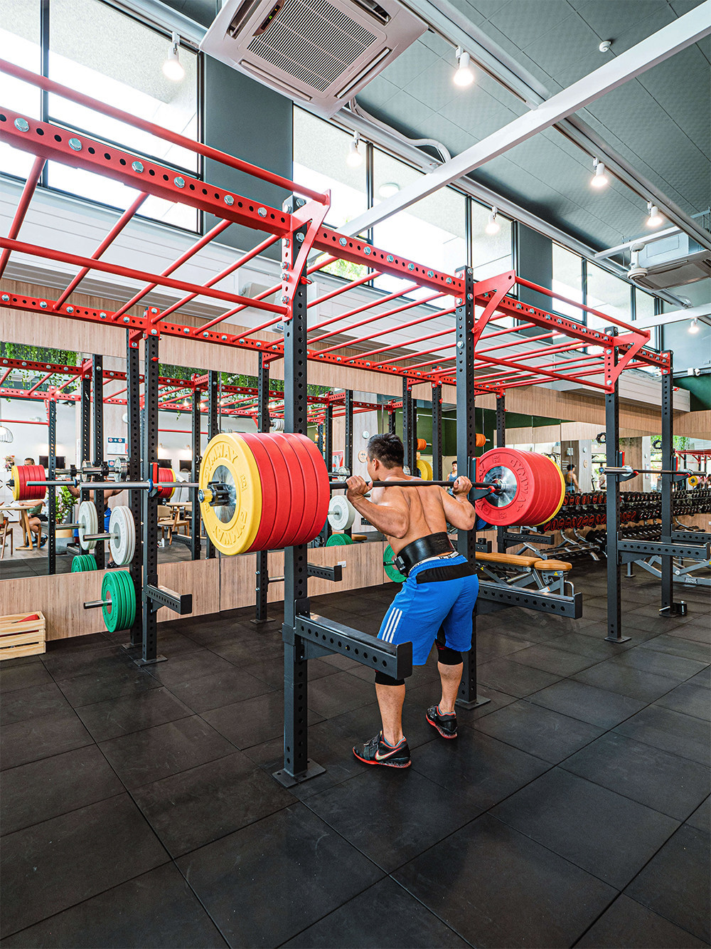 嘉義健身房室內空間設計－舉重訓練區｜塔索肌力與體能訓練中心